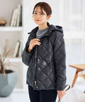 2WAYフード キルトダウン ジャケット