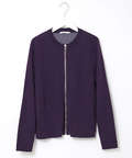フルジップ ニット カーディガン