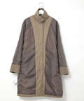 キルティング ステンカラー コート
