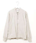 リネンライク ライトブルゾン
