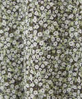 小花柄プリント 七分袖 ギャザーブラウス 【JAPAN FABRIC】