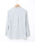 フランネル チェック柄 ブラウス