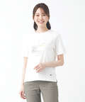 コットン モチーフプリント Tシャツ