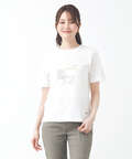 コットン モチーフプリント Tシャツ