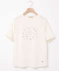 小花柄 プリント Tシャツ