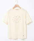 小花柄 プリント Tシャツ