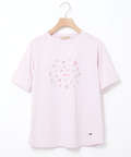 小花柄 プリント Tシャツ