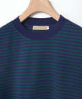 モックネック ボーダー Tシャツ