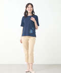 花柄 プリント Tシャツ