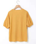 スノーリネン ピンタック プルオーバーTシャツ【接触冷感】