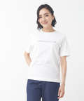 プレーティング天竺 ロゴプリント Tシャツ【一部店舗限定】