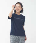 プレーティング天竺 ロゴプリント Tシャツ【一部店舗限定】