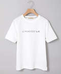 プレーティング天竺 ロゴプリント Tシャツ【一部店舗限定】