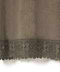 裾レース ハイネック プルオーバー​【手洗いOK】