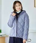 2WAYフード キルトダウン ジャケット【撥水加工】