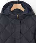 2WAYフード キルトダウン ジャケット【撥水加工】