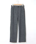 ウールブレンド ストレートパンツ