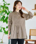 ピンタック ドビー チュニック