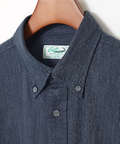 デニム調 ボタンダウン シャツ
