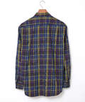 インディゴ糸 チェック柄 シャツ