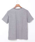スノーリネン 鹿の子 クルーネックTシャツ【接触冷感】