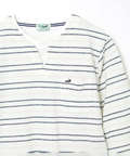 ボーダー レイヤー風 七分袖Tシャツ