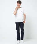 スノーコットン シャドーボーダー Tシャツ【接触冷感】