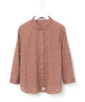 花柄プリント 七分袖 ブラウス