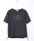 ロゴリング プリント Tシャツ