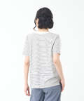 スノーコットン ボーダー Tシャツ【接触冷感】
