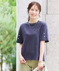 スリットスリーブ  Tシャツ【接触冷感】