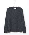 ニット風 クルーネックトレーナー