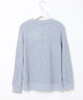 ニット風 クルーネックトレーナー