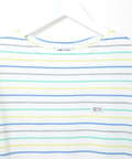 スノーコットン ボーダー 七分袖 Tシャツ【接触冷感】