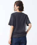 スムース チュール レイヤード風 Tシャツ