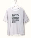 スムース チュール レイヤード風 Tシャツ