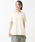 プレーティング天竺 タックデザイン Tシャツ【吸汗速乾】