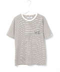 天竺 ボーダー Tシャツ【ウガンダ オーガニック コットン】