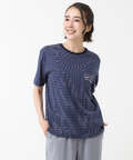 天竺 ボーダー Tシャツ【ウガンダ オーガニック コットン】