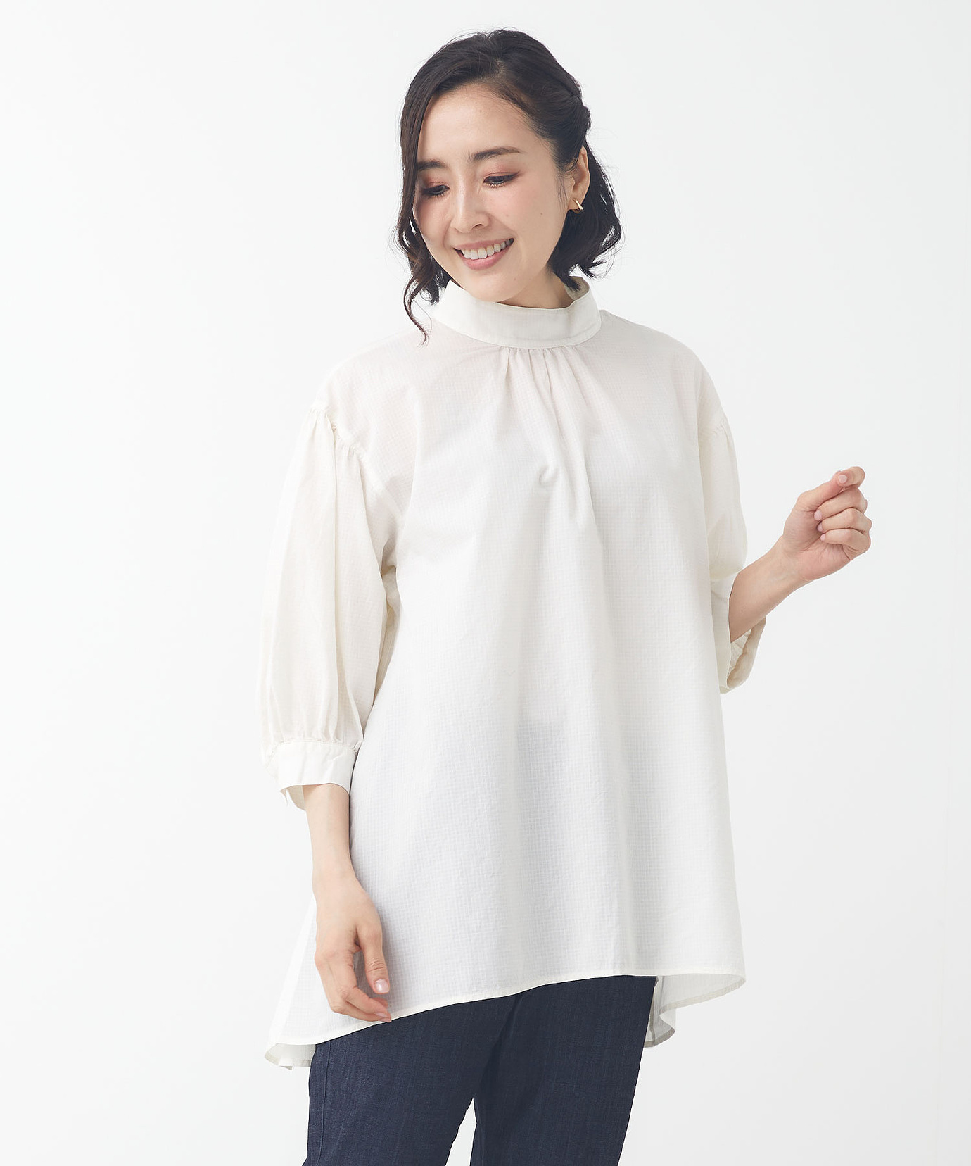 レディース スノーコットン プルオーバー チュニック【接触冷感】通販