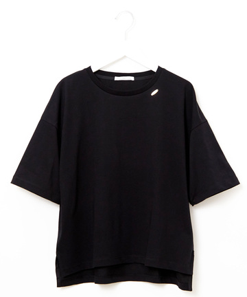 コットンブレンド ボクシーシルエット Tシャツ【一部店舗限定】