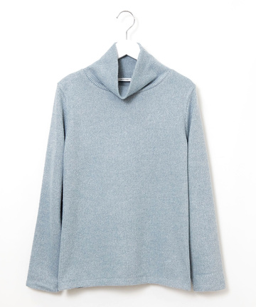 起毛 オフタートル カットソー