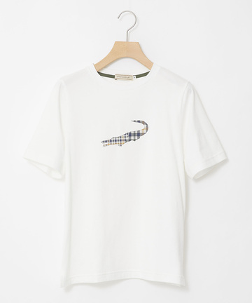 クロコダイルタータン プリント Tシャツ