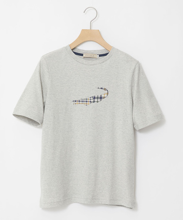 クロコダイルタータン プリント Tシャツ