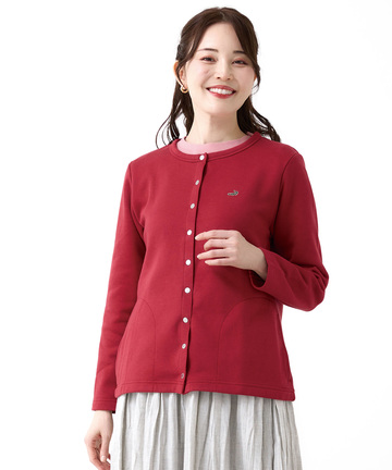 スナップボタン カーディガン