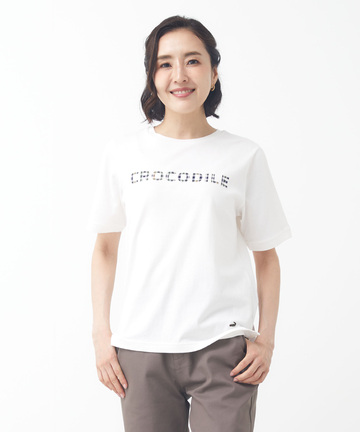 クロコダイルタータン プリント Tシャツ