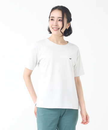 セルロースコットン クルーネック Tシャツ【吸汗速乾】