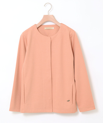 ツイル調 ノーカラー ジャケット【一部店舗限定】