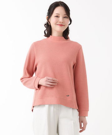 メランジリブ プルオーバー カットソー