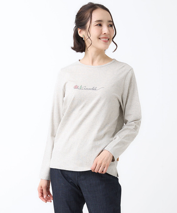 ロゴプリント 長袖 Tシャツ【UVカット】【オンラインショップ・一部店舗限定】